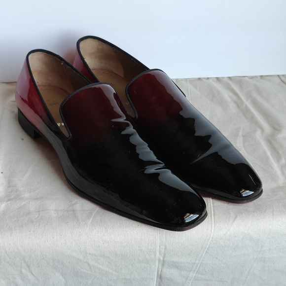 Christian Louboutin Dandelion slip on patent leather dress shoes